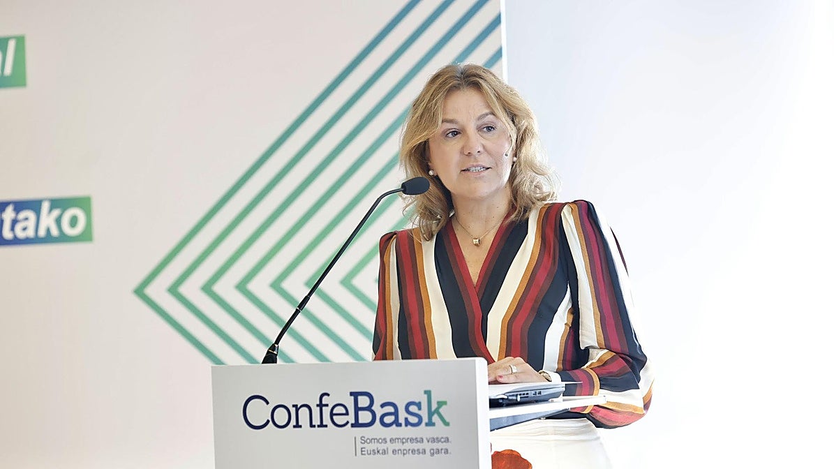 La presidenta de Confebask, Tamara Yagüe