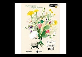 'Handi bezain txiki' liburuaren azala.