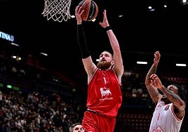 El exbaskonista Mannion se fractura la nariz y se pierde el regreso al Buesa Arena