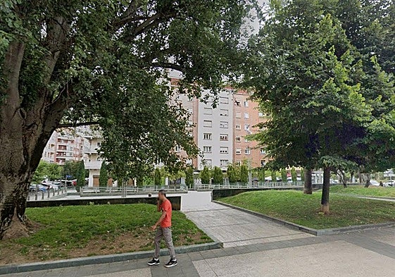 La plaza de Santo Domingo tiene varios niveles y rampas.