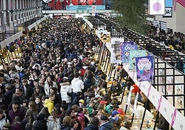 El recinto de Landako Gunea hasta la bandera.