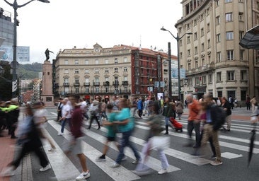 Bilbao ha ganado 2.525 residentes en un año.