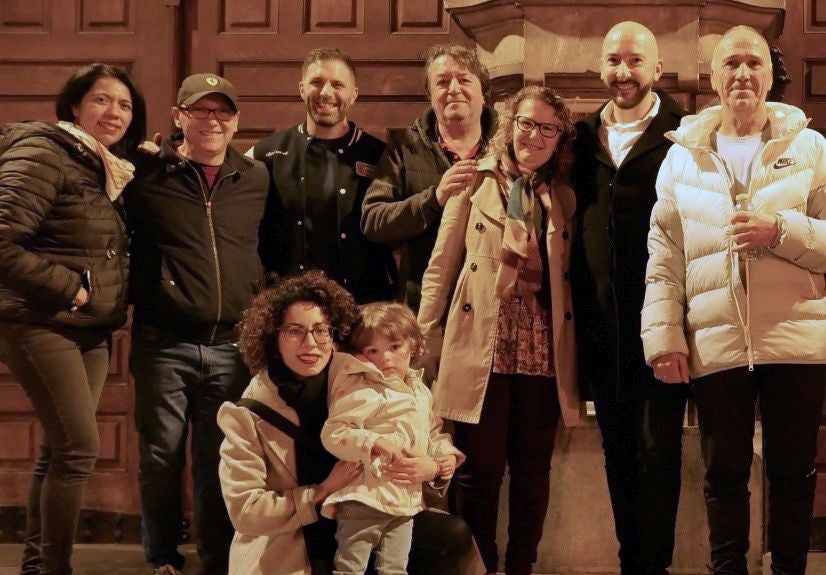 Elieth Pozo, Miguel Ángel Fernández, Álvaro Holgado, Fernando Tengir, Carmela Fernández, Jesús Fernández, Macario Fernández, Patricia Barambones y Gala Holgado. 