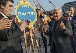 Las reacciones a la muerte de Frank Gehry: «Bilbao siempre estará agradecida al talento de Frank Gehry y al cariño que tuvo hacia nuestra Villa»