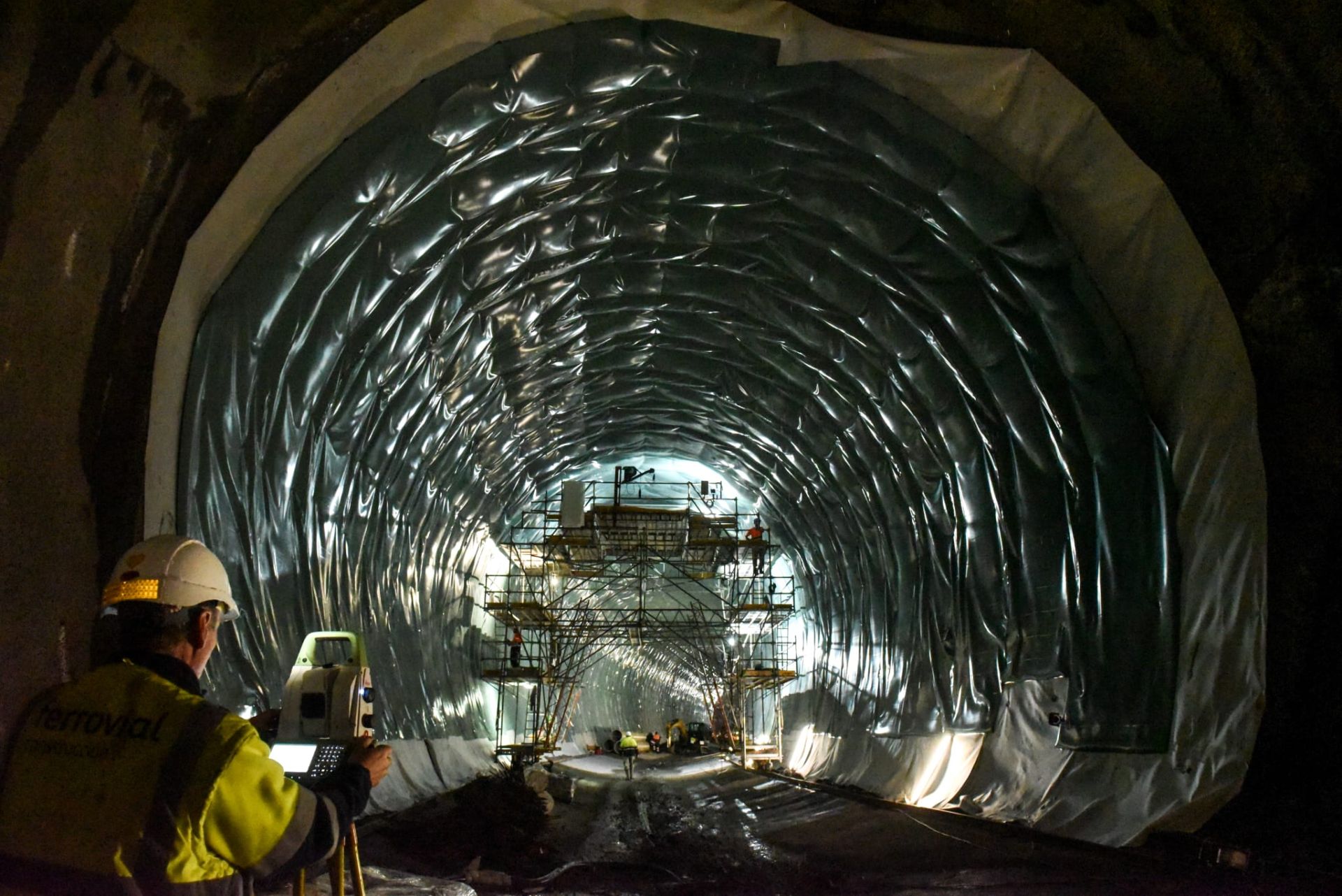 El mayor tanque de tormentas de Bizkaia, en imágenes