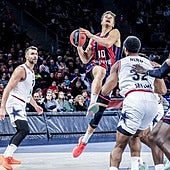 Spagnolo se mostró incisivo en las penetraciones y dirigió con firmeza al Baskonia durante los tres primeros cuartos.
