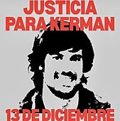 Cartel de la concentración prevista para el 13 de diciembre en Vitoria.