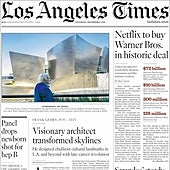 'El visionario del Guggenheim', 'Sinfonía de acero'... La prensa internacional se hace eco de la muerte de Gehry