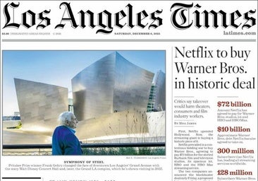 'El visionario del Guggenheim', 'Sinfonía de acero'... La prensa internacional se hace eco de la muerte de Gehry