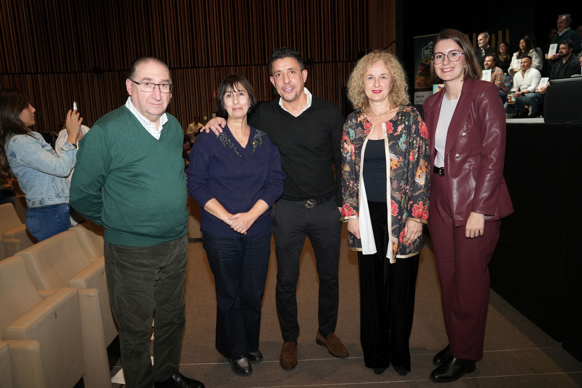Felipe García, Clara Navas, Raúl González, Cristina González y María Nanclares.