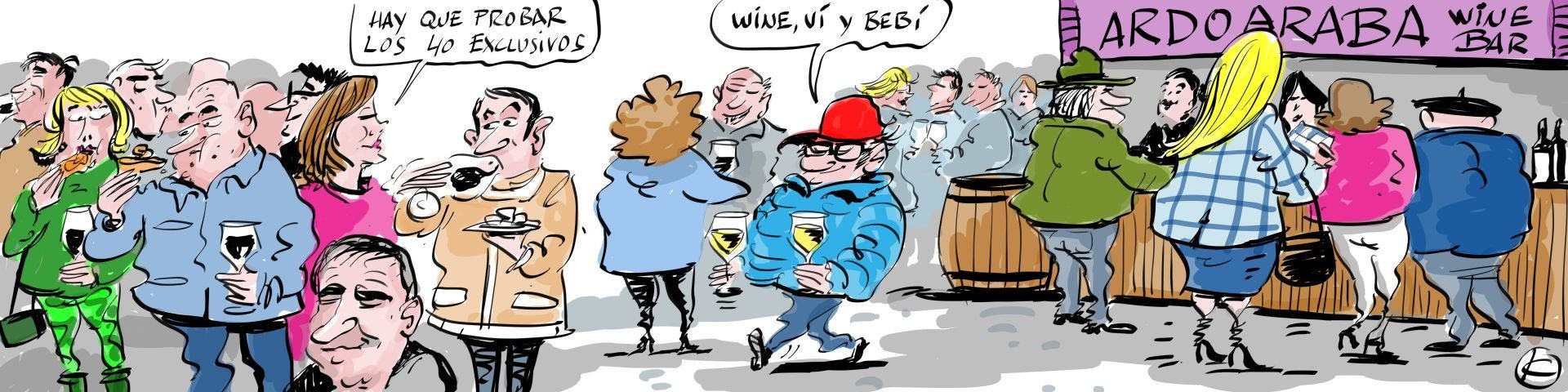 La viñeta de Cerrajería sobre la feria Ardoaraba