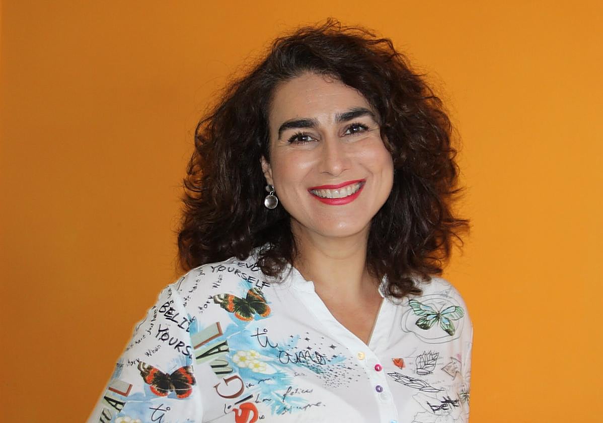 La escritora guipuzcoana Mónica Crespo.