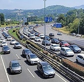 Consulta la densidad media del tráfico en las 18 principales carreteras vizcaínas