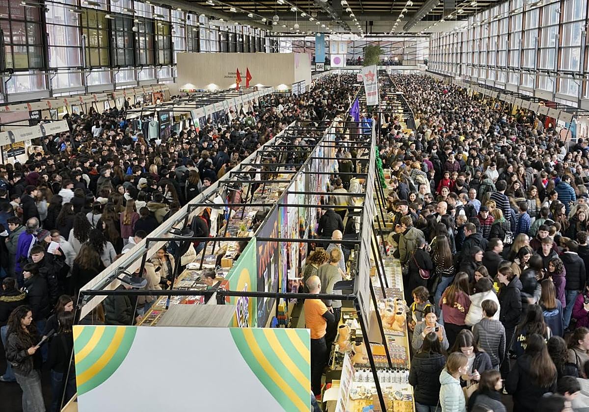 El recinto de Landako Gunea hasta la bandera.