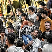 La organización ha tenido que cerrar en varias ocasiones Landako Gunea para controlar el aforo.