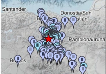 Consulta los municipios donde se ha notado el terremoto: desde Burgos a Bilbao