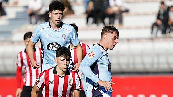 El Celta Fortuna en inferioridad remonta al Bilbao Athletic