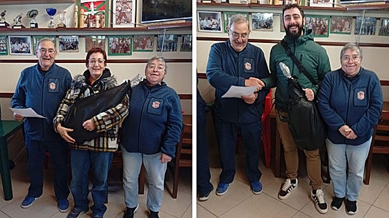 Joseba Miras y Begoña Pérez ganan el campeonato de bolos de Navidad de Orduña