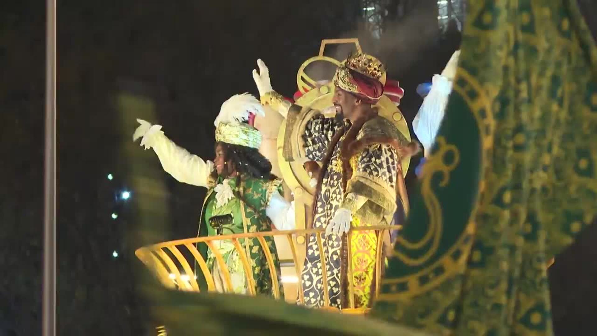 Los Reyes Magos llegan a la Plaza de Cibeles