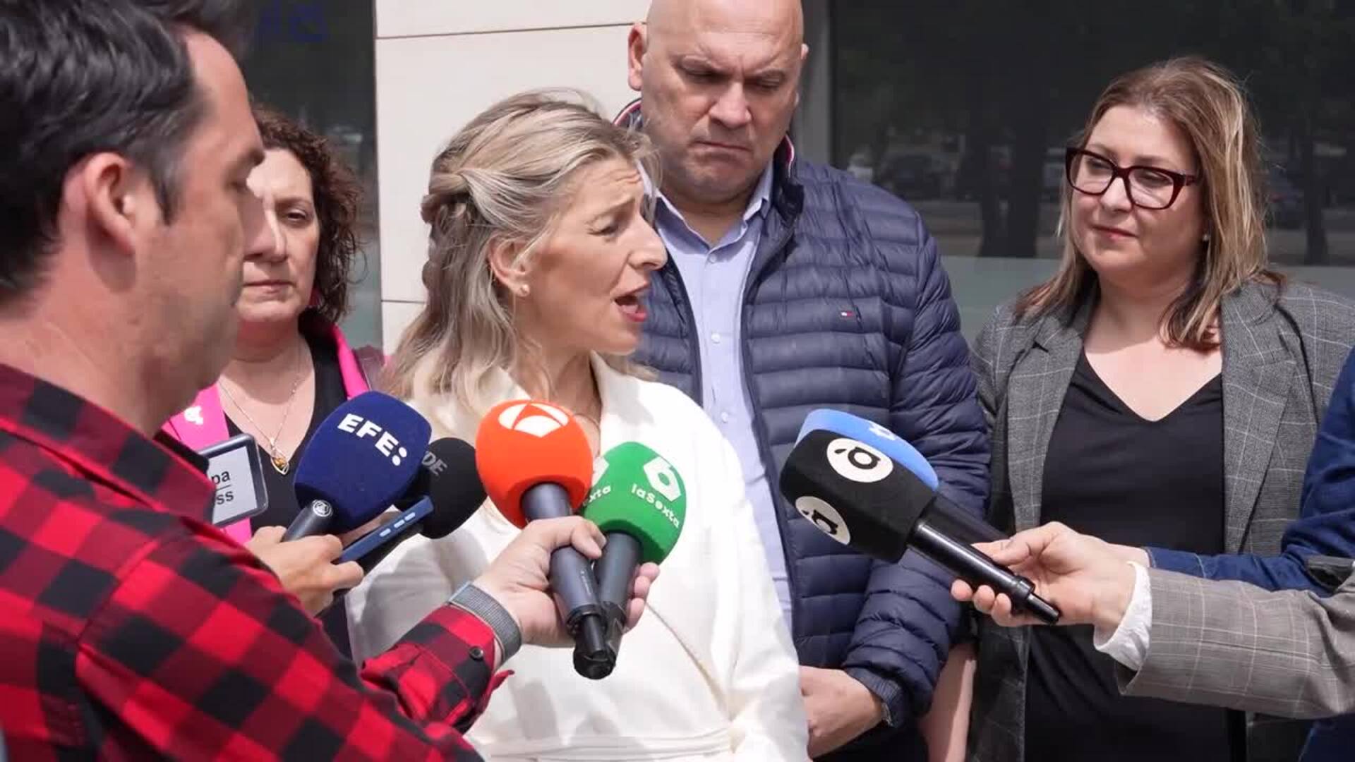 Díaz pide a Feijóo "apoyo de una vez por todas" a España en la guerra arancelaria