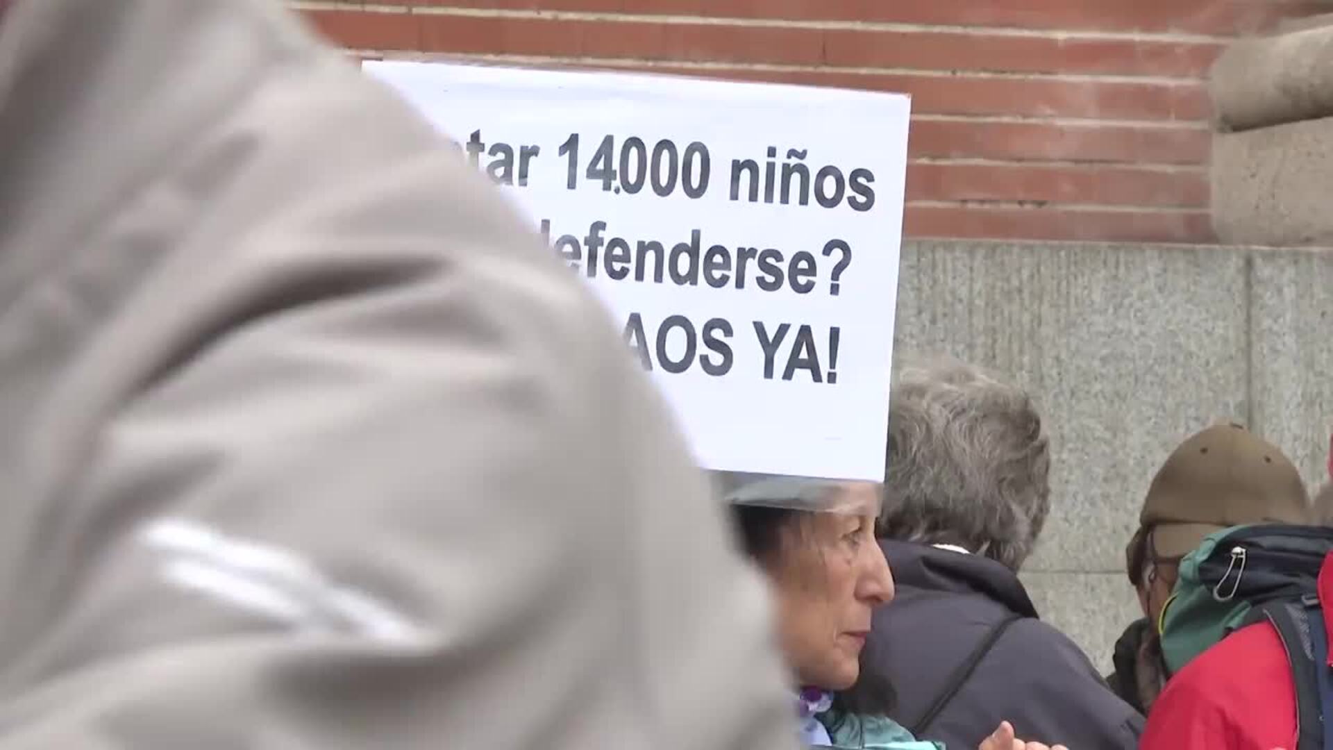 Decenas de personas se manifiestan frente a la embajada de EEUU contra el "genocidio" palestino