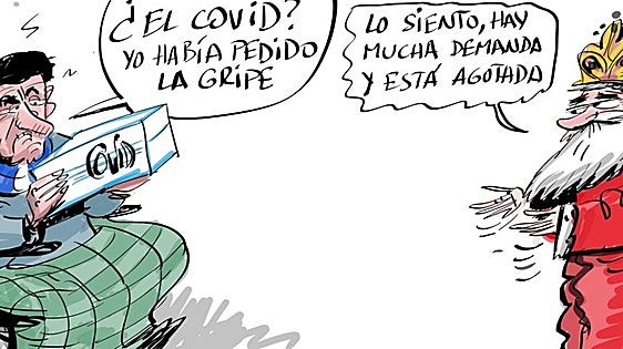 La viñeta de Cerrajería sobre el repunte de la gripe tras las Navidades