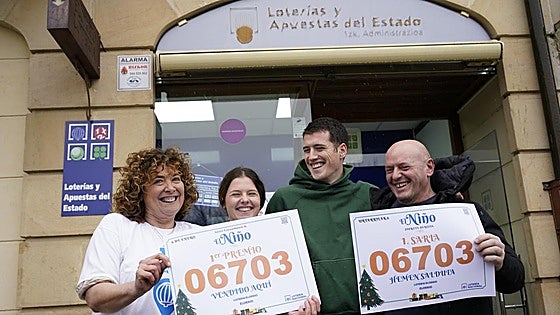 La suerte visita Elorrio con un décimo del primer premio de El Niño