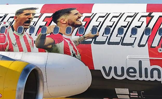 Sancet aparecía en el anterior avión del Athletic.