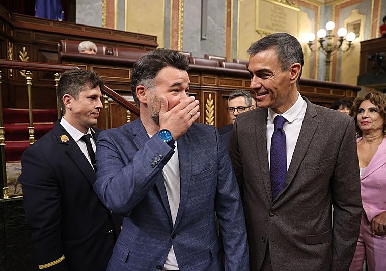 La izquierda desbarata la vía unitaria de Rufián a las primeras de cambio