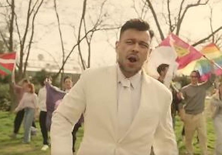 Caricaturizan a Gabriel Rufián como Bad Bunny: «Ojalá que todos los rojos se sumen...»