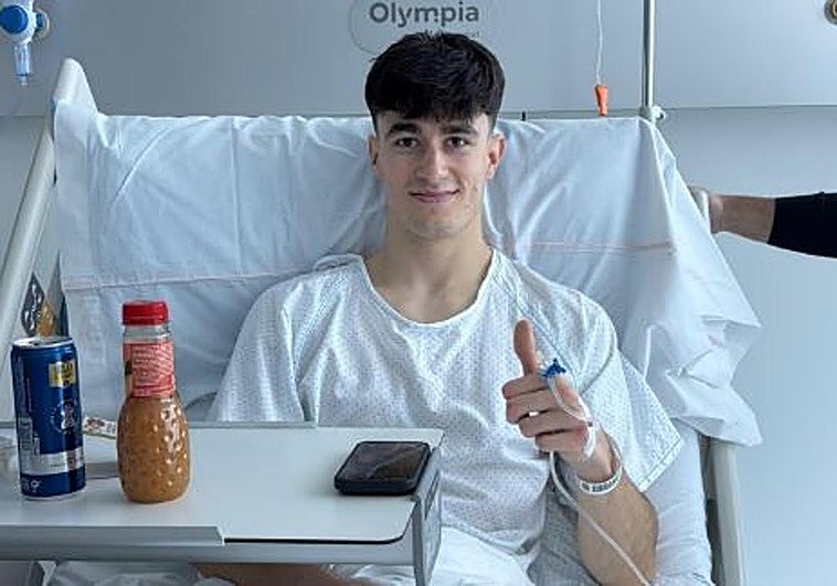 Manex Lozano, operado «con éxito» de su rotura del ligamento cruzado anterior de su rodilla derecha