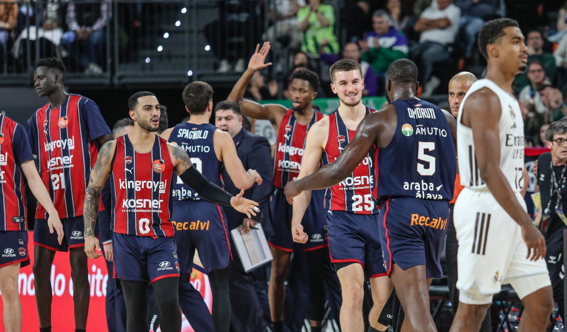 La gran final de la Copa del Rey entre el Baskonia y el Real Madrid, en ...