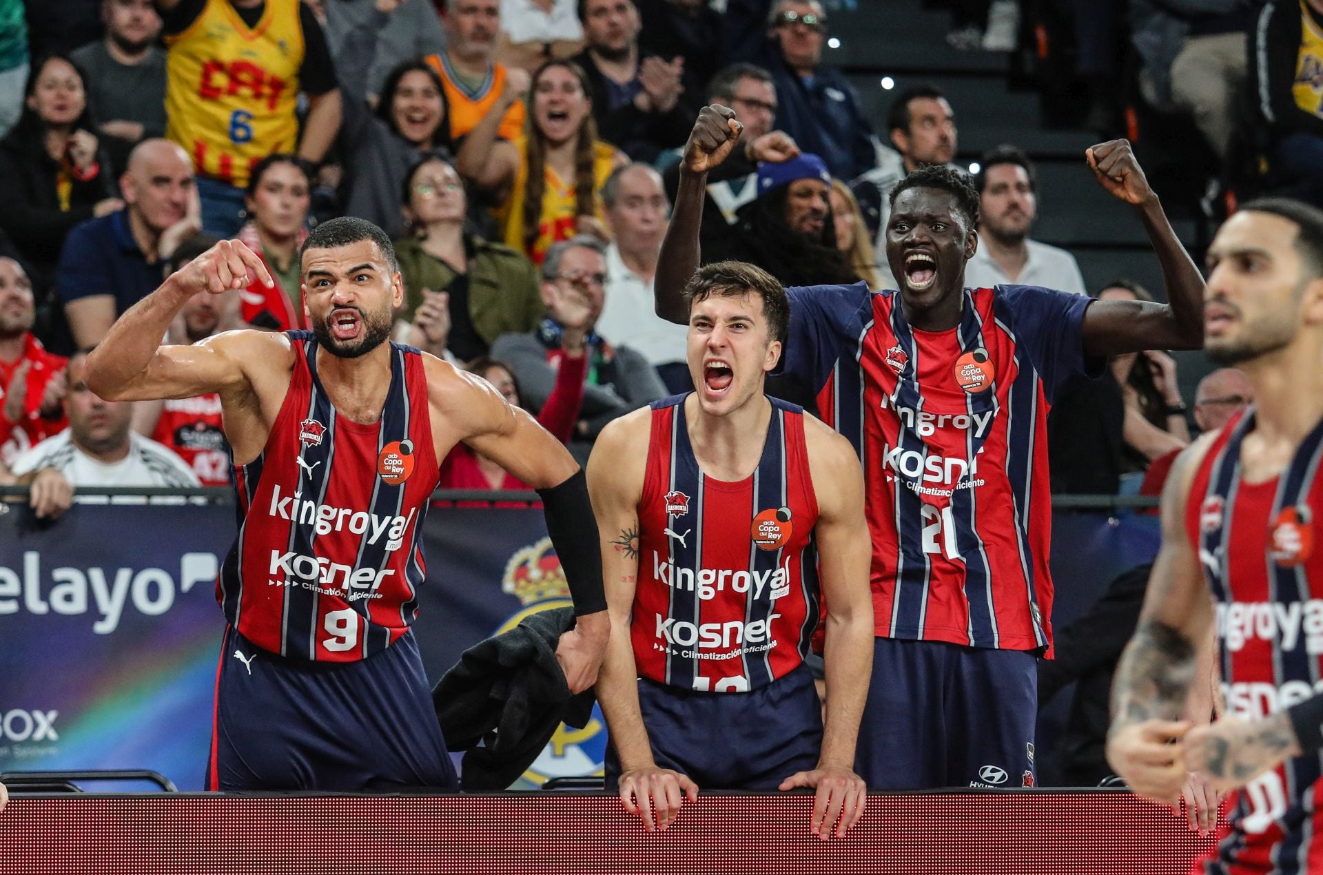 La gran final de la Copa del Rey entre el Baskonia y el Real Madrid, en ...