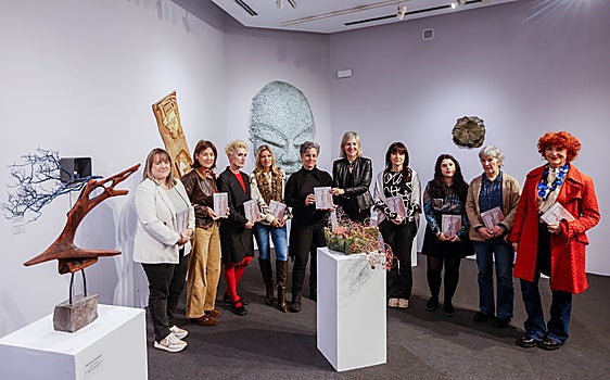 Diecinueve mujeres para cambiar la imagen de la escultura vasca... y sus materiales