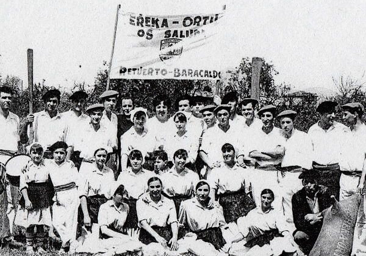 Una de las primeras imágenes del grupo baracaldés.