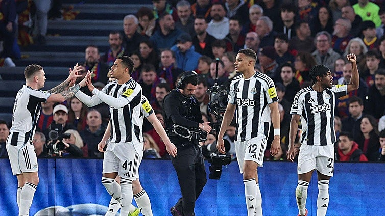 La curiosa reacción del Newcastle al entrar al nuevo Camp Nou