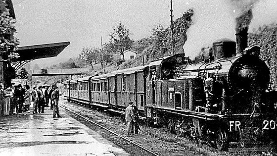 Cuando Las Encartaciones cogió el tren