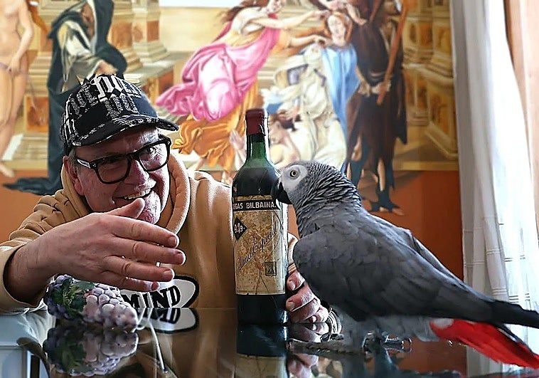 'Gorri', el loro gourmet perdido por Rafael