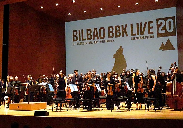 La Sinfónica de Bilbao interpreta los himnos del BBK Live en el Euskalduna