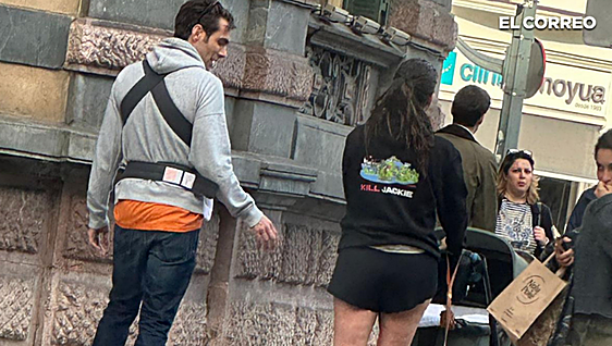 El bilbaíno Jon Kortajarena, padre de una niña