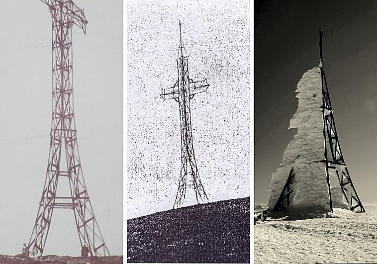 Los protagonistas inesperados de la cruz más famosa de Bizkaia: el alcalde de Barakaldo, el cura de Zeanuri y los pastores de Orozko
