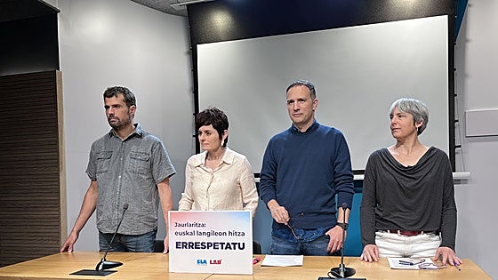 ELA y LAB exigen a Torres retirar la ley de participación pactada en la Mesa de Diálogo Social
