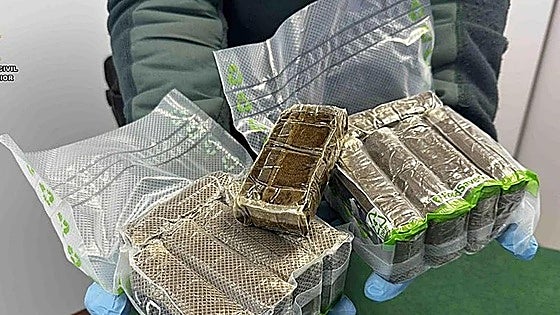 Incautan a dos vecinos de Rioja Alavesa más de 100.000 euros en drogas gracias al olfato del perro Coca