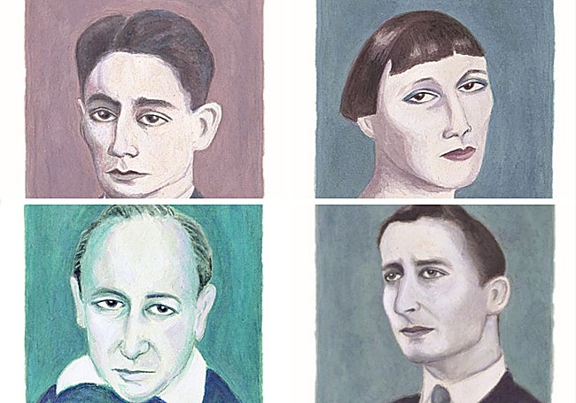 Franz Kafka, Anna Ajnátova, Celan y Primo Levi.