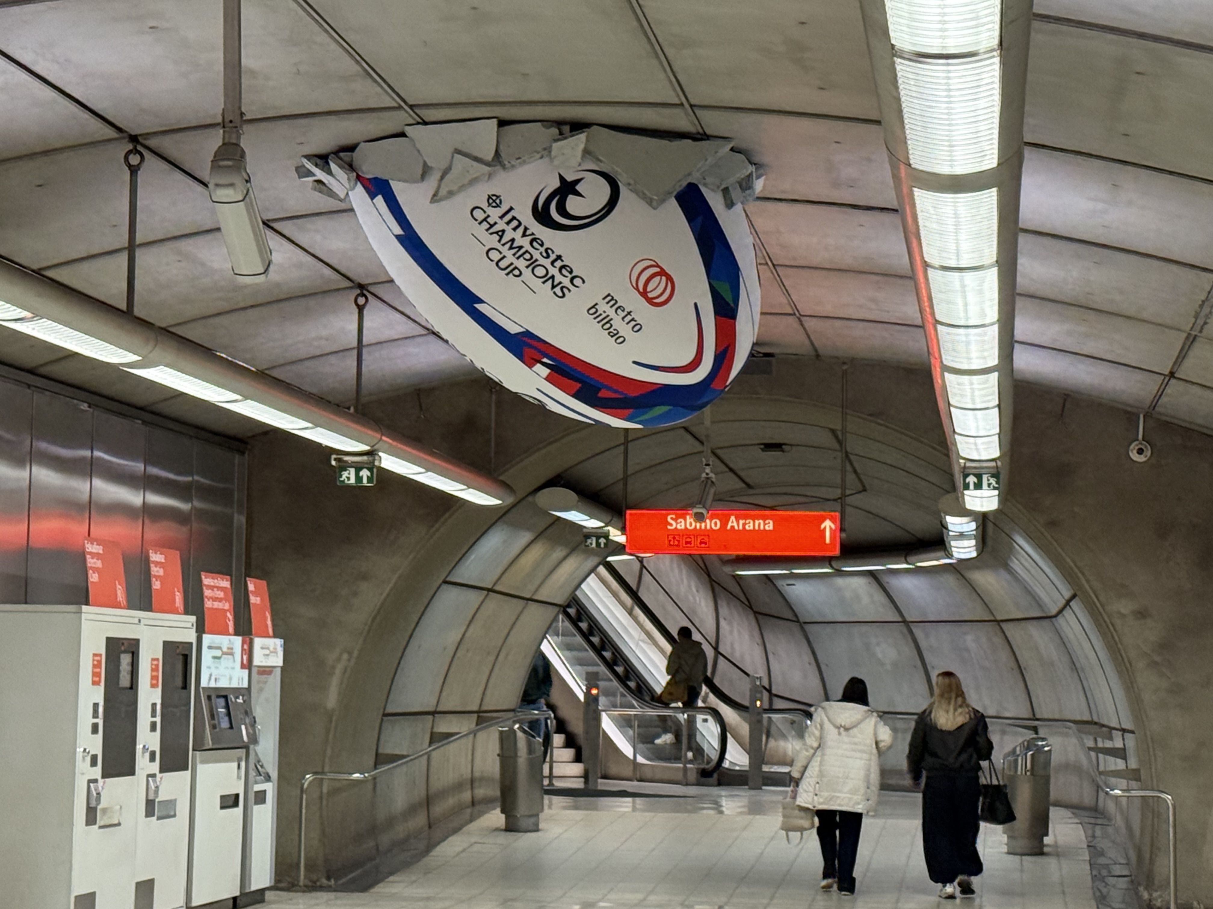 Metro Bilbao calienta motores para las finales de rugby