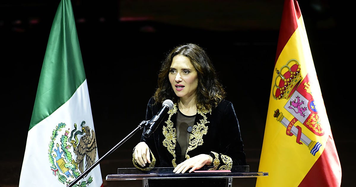 Ayuso reconquista la bronca en México