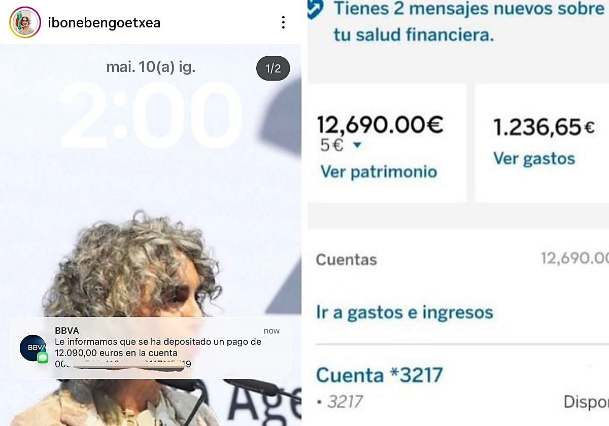 Ibone Bengoetxea denuncia ante la Ertzaintza el 'hackeo' de su Instagram para una estafa financiera