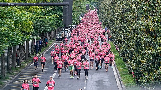 Una marea rosa teñirá Vitoria en una nueva Carrera de la Mujer