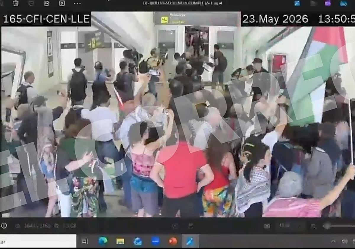El vídeo íntegro de las cámaras de seguridad de los incidentes con la flotilla