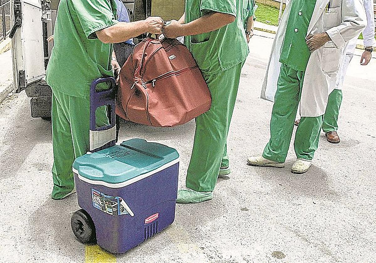 Increíble descuido en Loiu: «Den la vuelta al avión. Se han olvidado el órgano del trasplante en el aeropuerto»